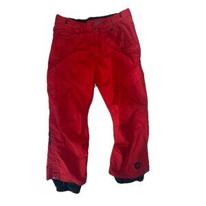 Sessions Terrain Series Red Snowboard Pants Men’s M Waterproof RECCO Ski